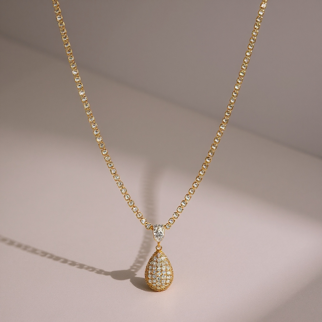 V For Veyra Set — 18K gold-plated anti-tarnish jewellery by Veyra