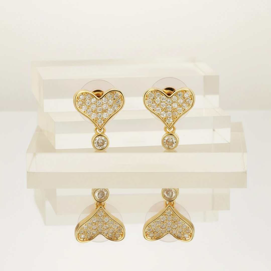 Extra Extra Earrings — 18K gold-plated anti-tarnish jewellery by Veyra, view 2