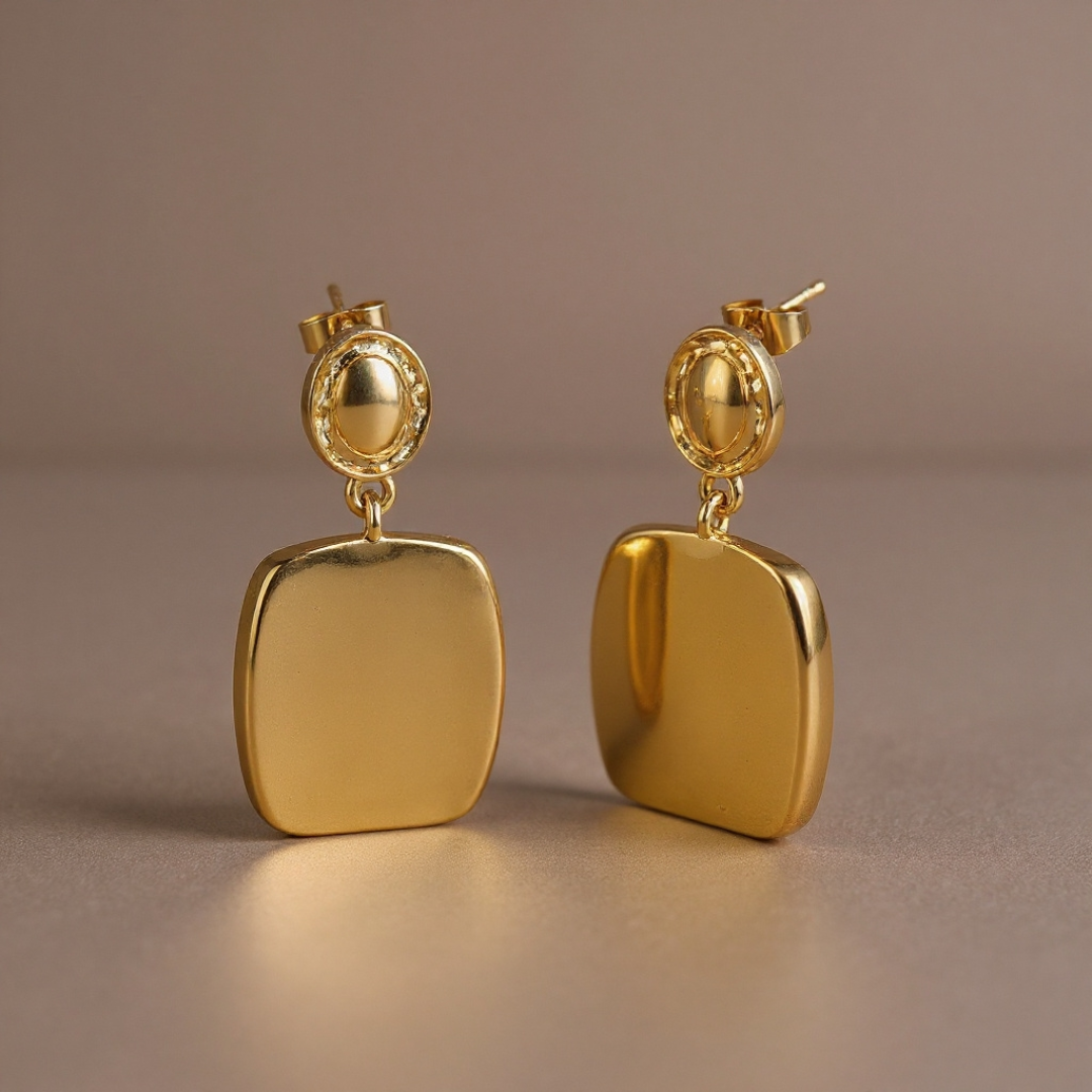 Shine On Earrings — 18K gold-plated anti-tarnish jewellery by Veyra