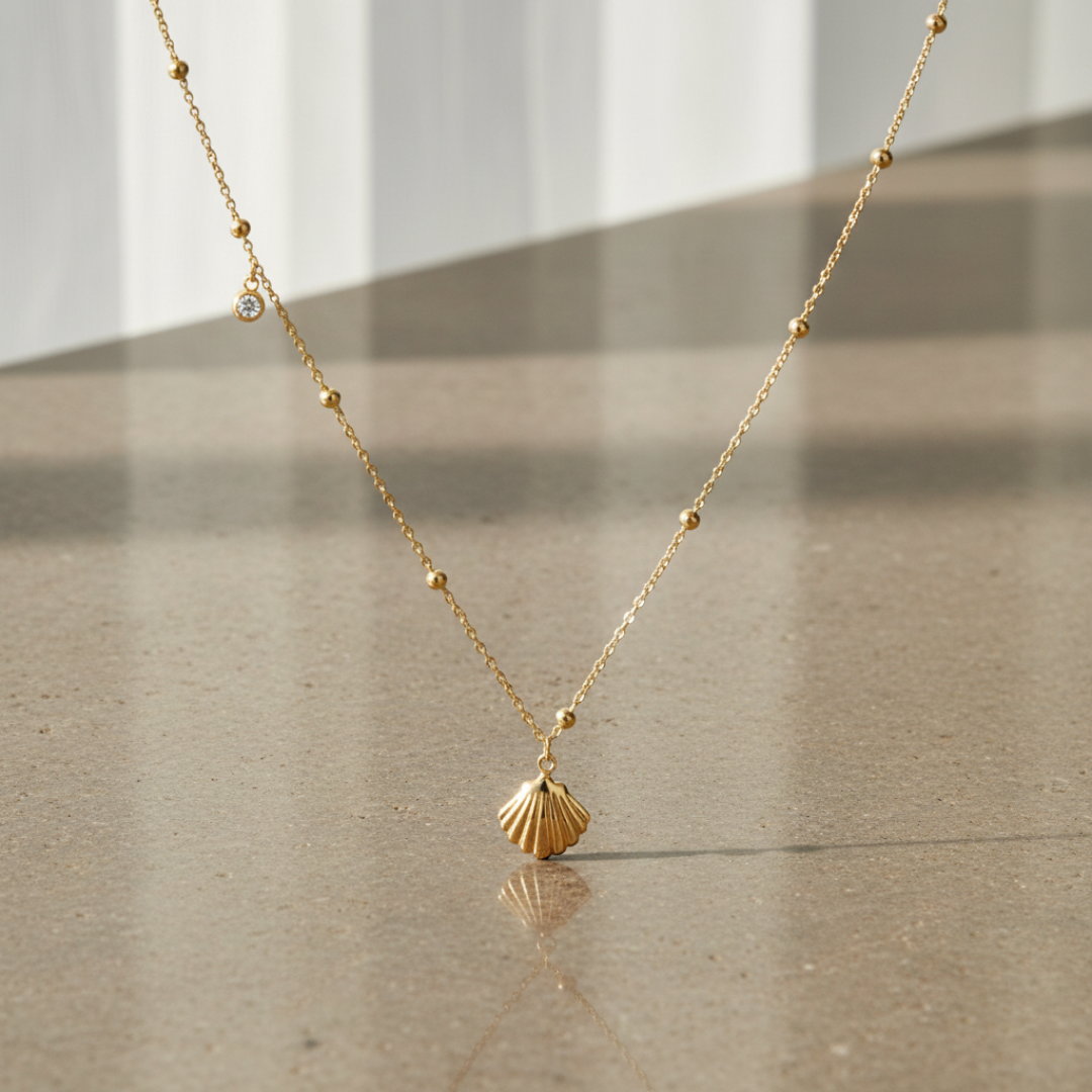 Paper Thin Chain — 18K gold-plated anti-tarnish jewellery by Veyra