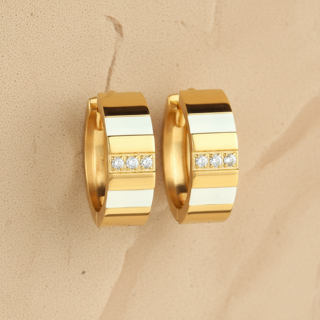 Charm Me Earrings — 18K gold-plated anti-tarnish jewellery by Veyra