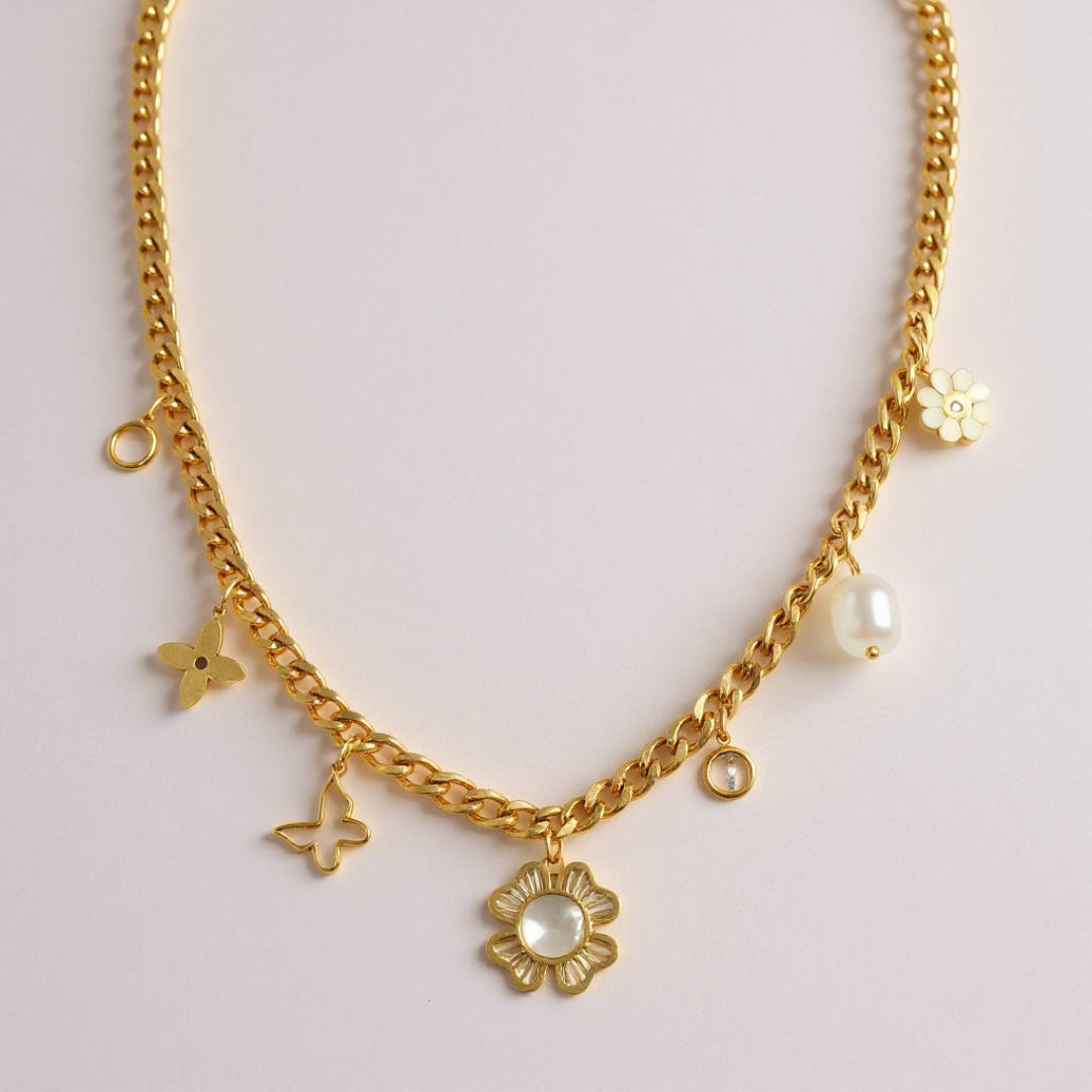 Catch Flights Chain — 18K gold-plated anti-tarnish jewellery by Veyra