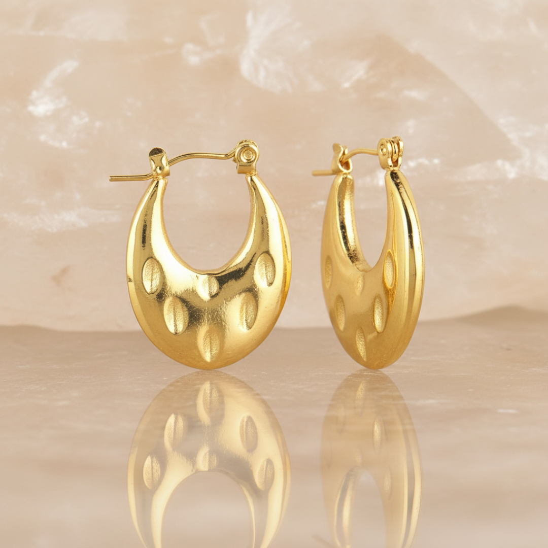Bow Tie Earrings — 18K gold-plated anti-tarnish jewellery by Veyra