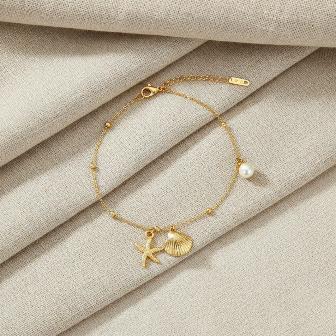 Beach Babe Bracelet — 18K gold-plated anti-tarnish jewellery by Veyra