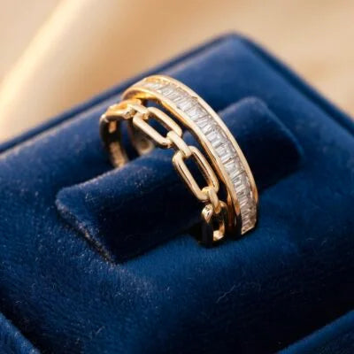 Flower Girl Ring — 18K gold-plated anti-tarnish jewellery by Veyra