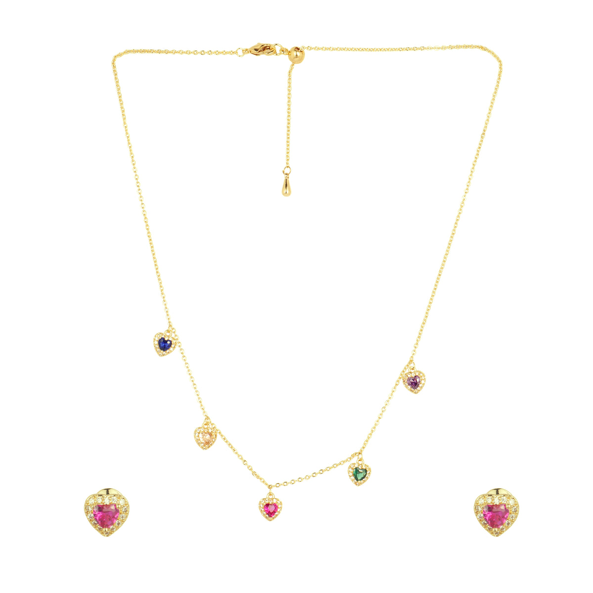 Date Night Set — 18K gold-plated anti-tarnish jewellery by Veyra, view 2