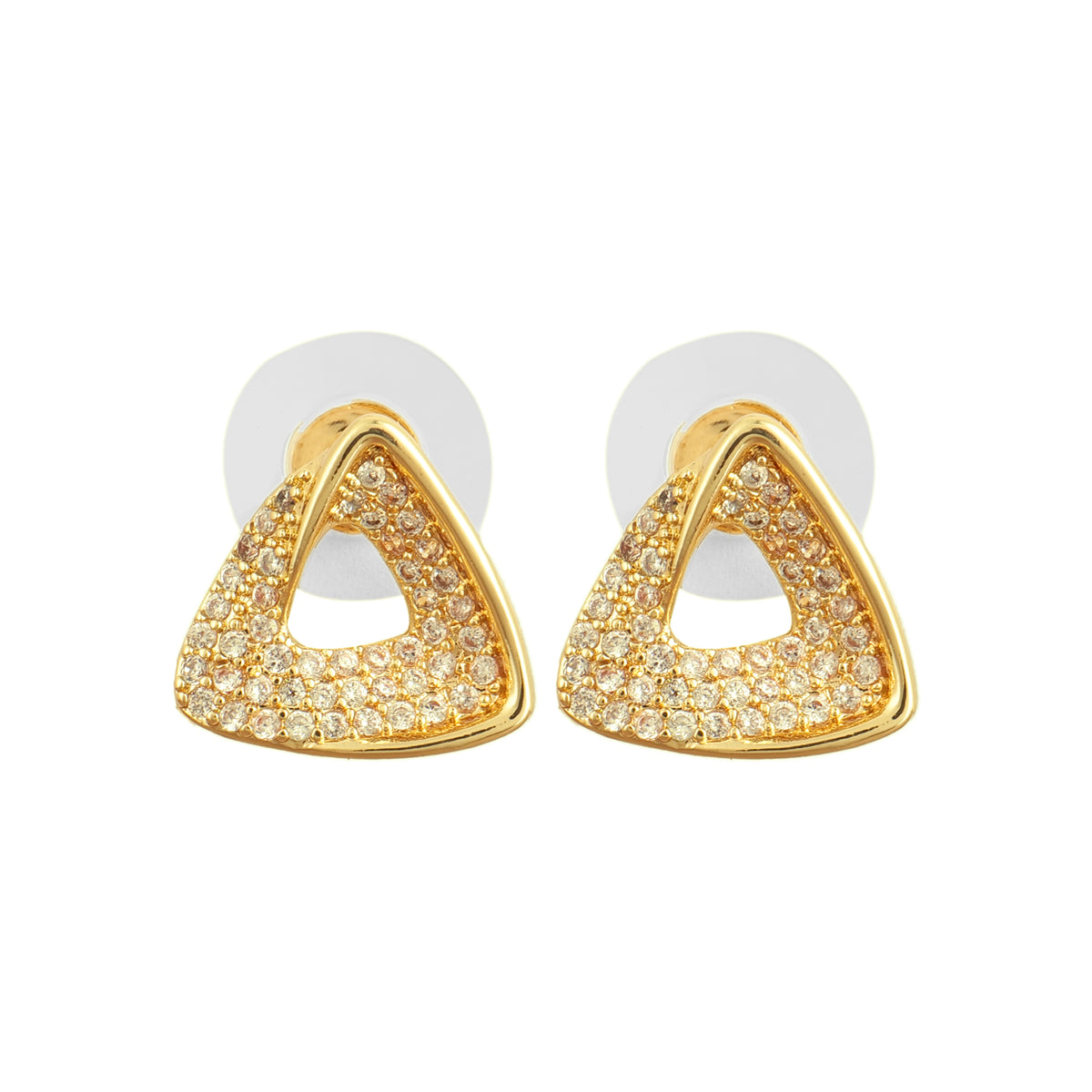 Half Time Earrings — 18K gold-plated anti-tarnish jewellery by Veyra, view 2
