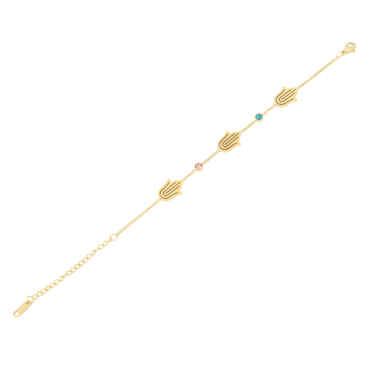 Signature Bracelet — 18K gold-plated anti-tarnish jewellery by Veyra, view 2
