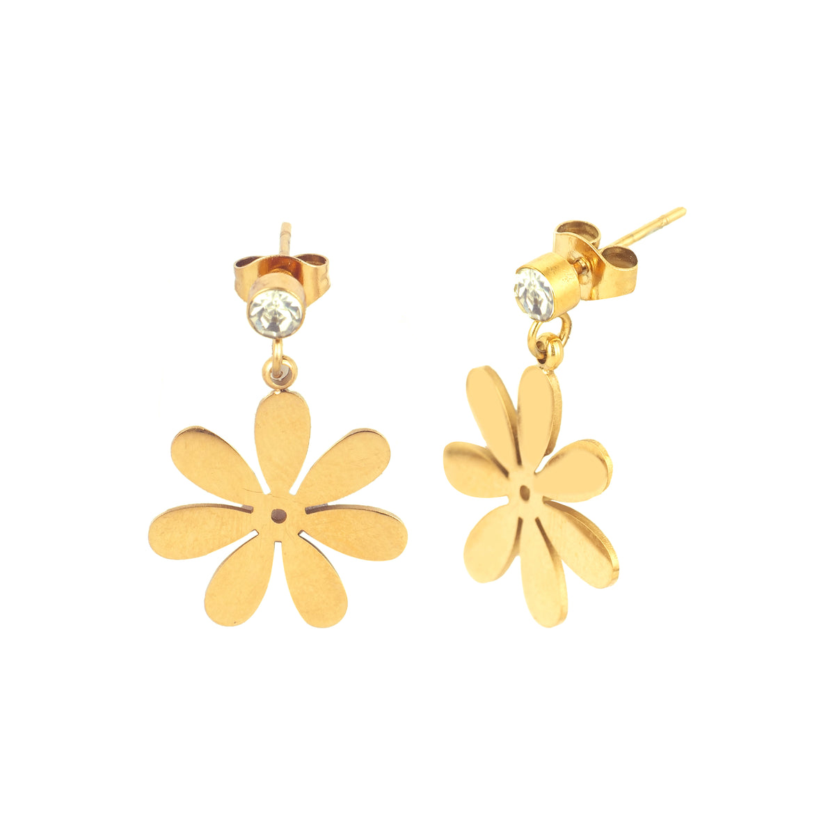 Aurora Earrings — 18K gold-plated anti-tarnish jewellery by Veyra, view 2