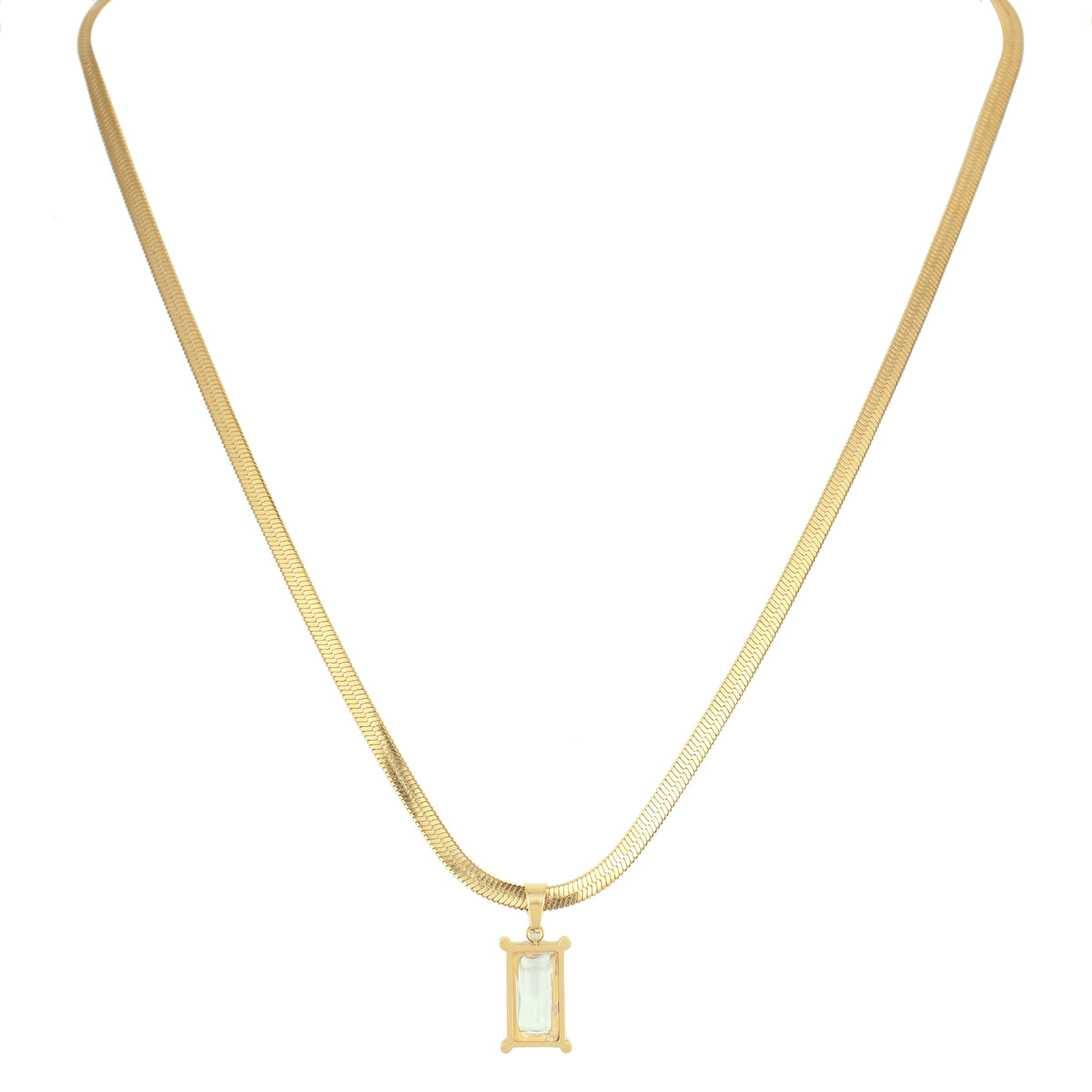 Tennis Queen Chain — 18K gold-plated anti-tarnish jewellery by Veyra, view 2