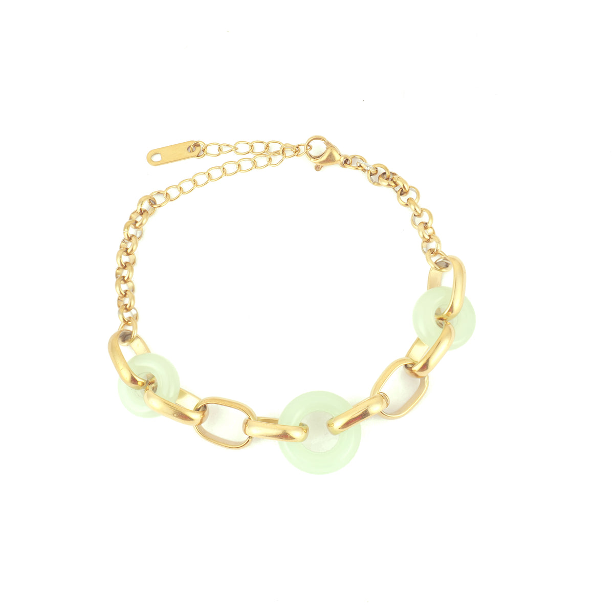 Sunday Bracelet — 18K gold-plated anti-tarnish jewellery by Veyra, view 2
