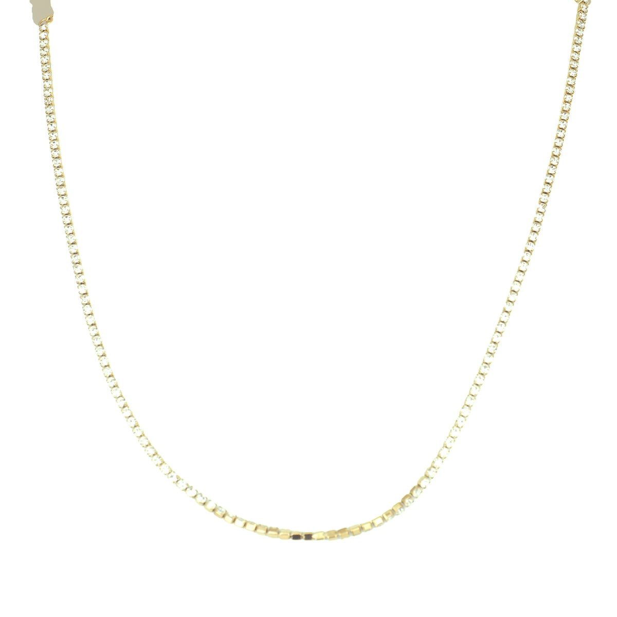 Short Story Chain — 18K gold-plated anti-tarnish jewellery by Veyra, view 2