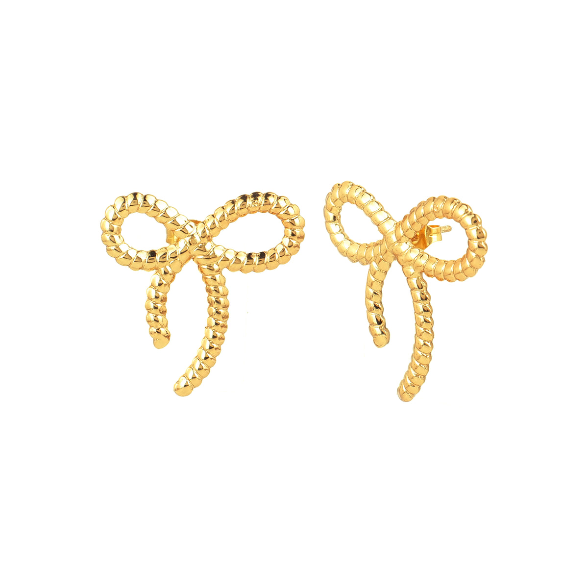 Fleur Earrings — 18K gold-plated anti-tarnish jewellery by Veyra, view 2