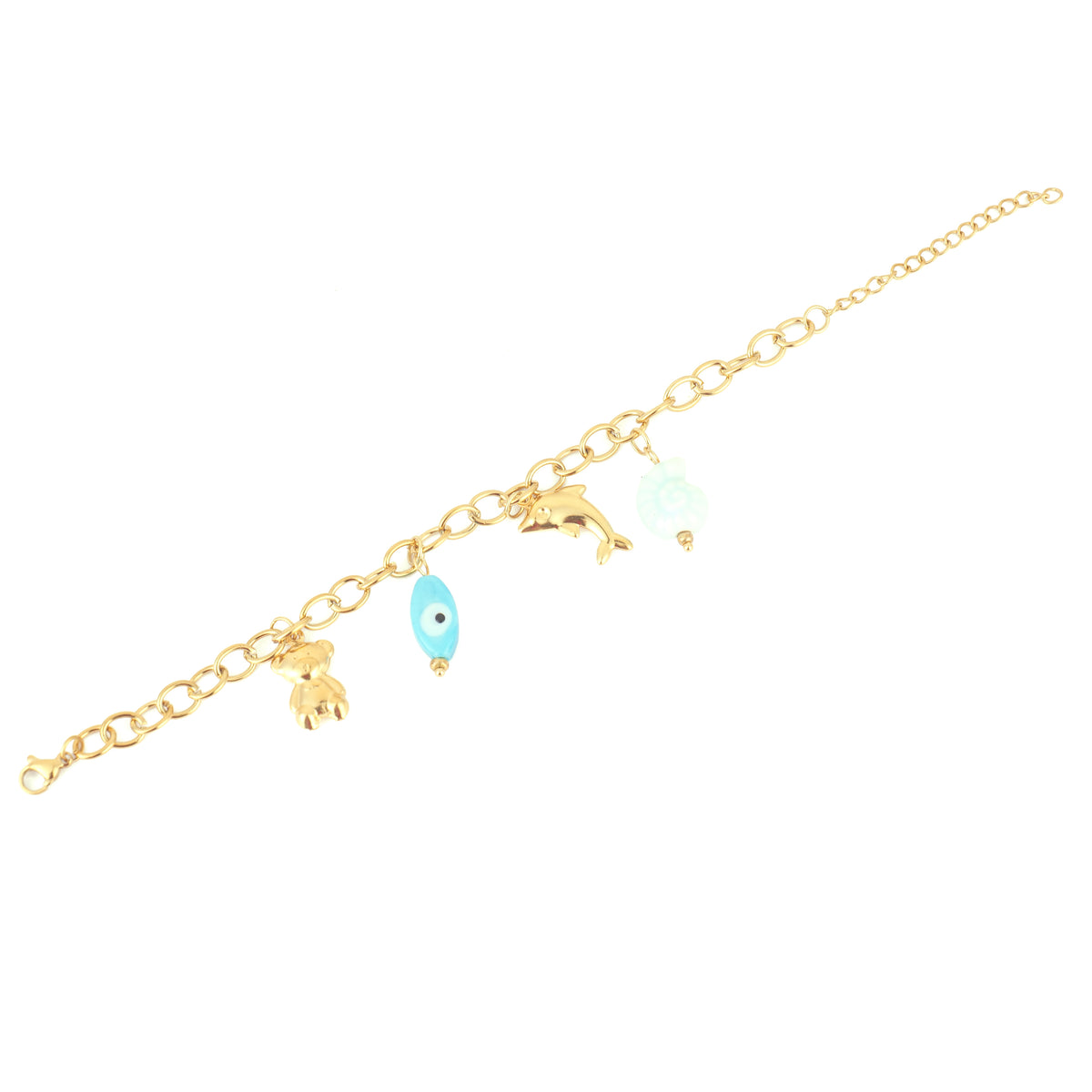 Tie Me Up Bracelet — 18K gold-plated anti-tarnish jewellery by Veyra, view 2