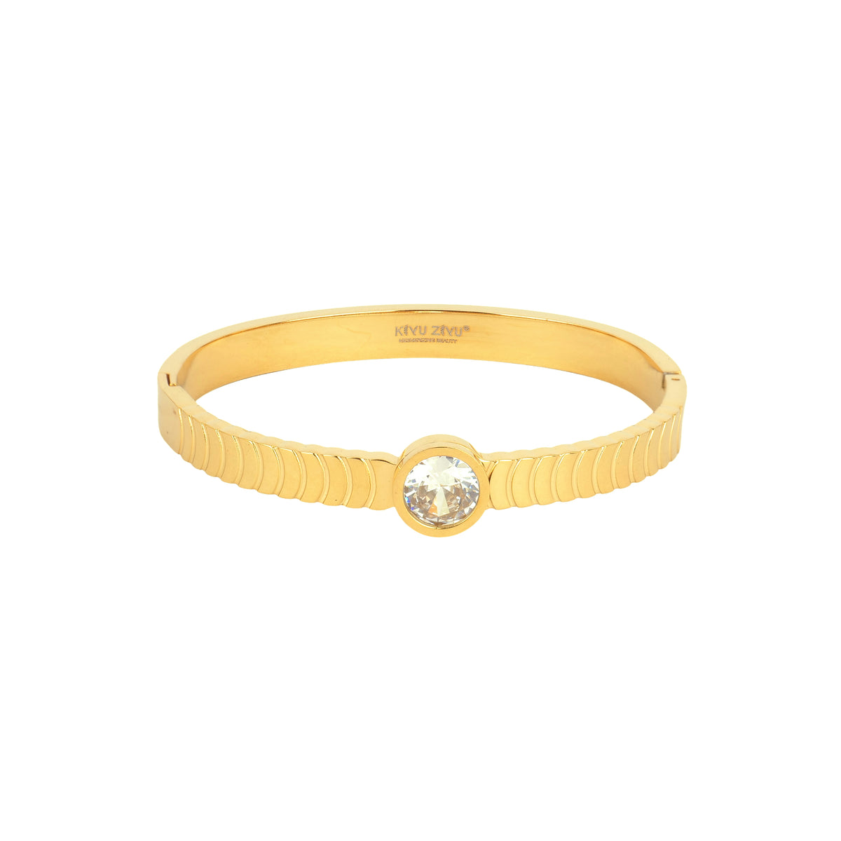 Bloom Stack Bracelet — 18K gold-plated anti-tarnish jewellery by Veyra, view 2
