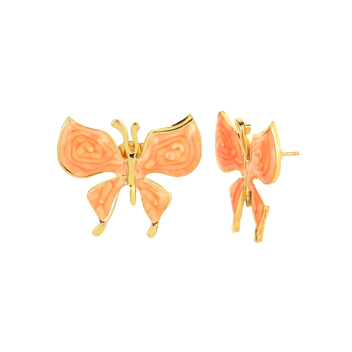 Wisp Earrings — 18K gold-plated anti-tarnish jewellery by Veyra, view 2
