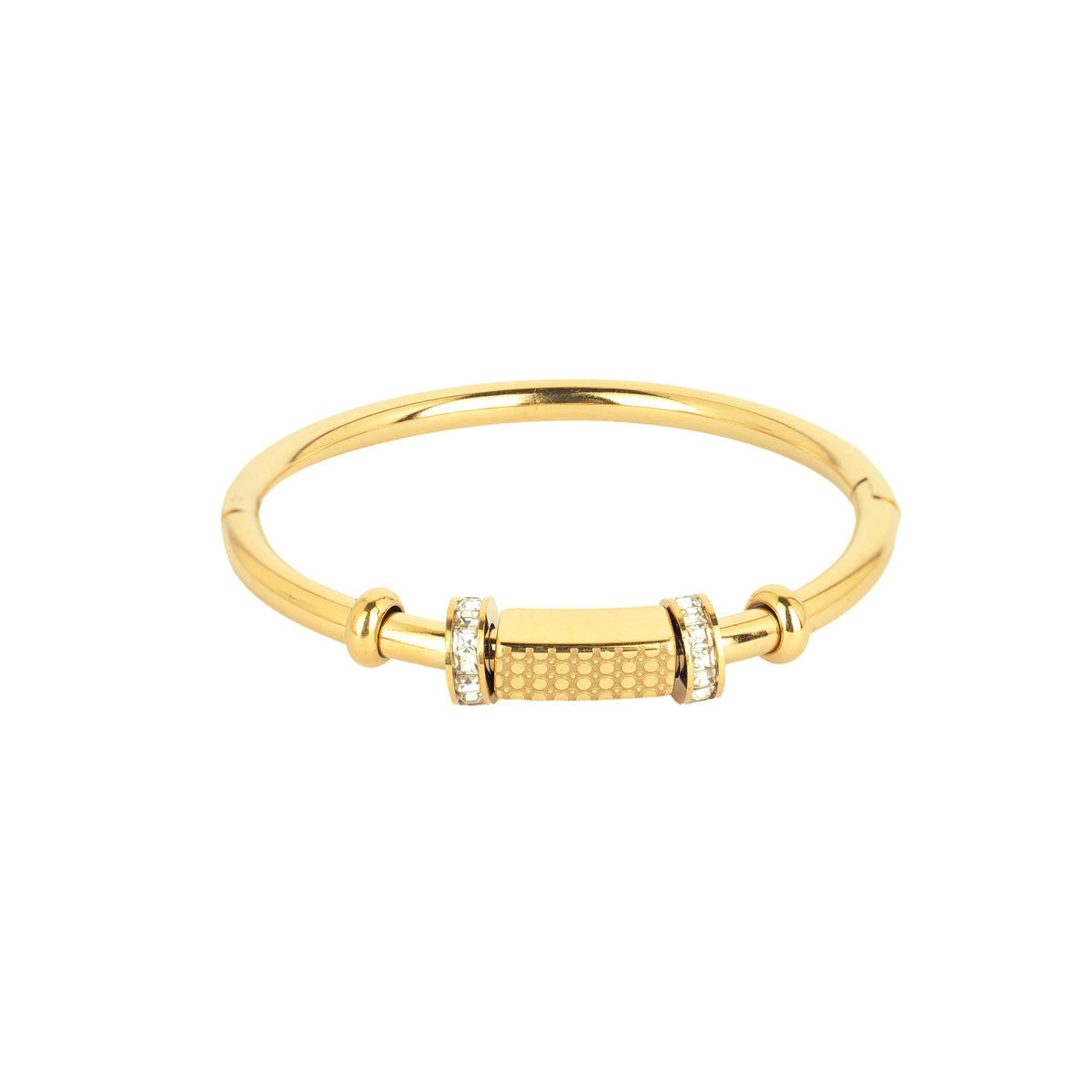 Charm School Bracelet — 18K gold-plated anti-tarnish jewellery by Veyra, view 2