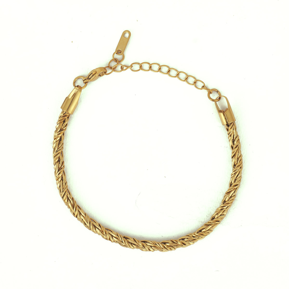 Rosette Bracelet — 18K gold-plated anti-tarnish jewellery by Veyra, view 2