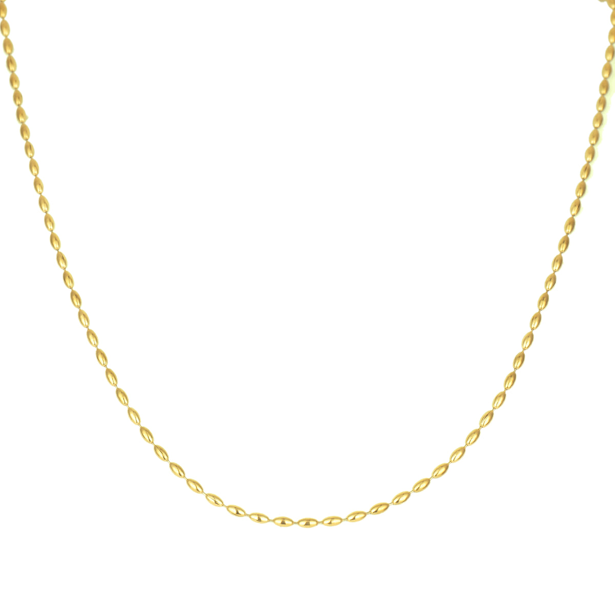 First Crush Chain — 18K gold-plated anti-tarnish jewellery by Veyra, view 2