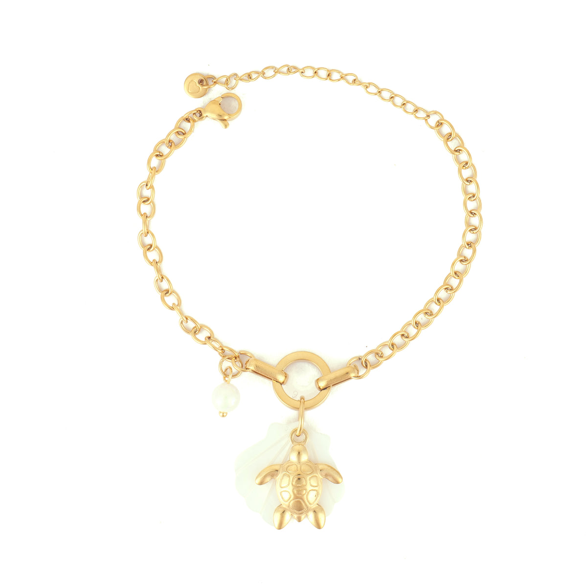 Pearl Rush Bracelet — 18K gold-plated anti-tarnish jewellery by Veyra, view 2