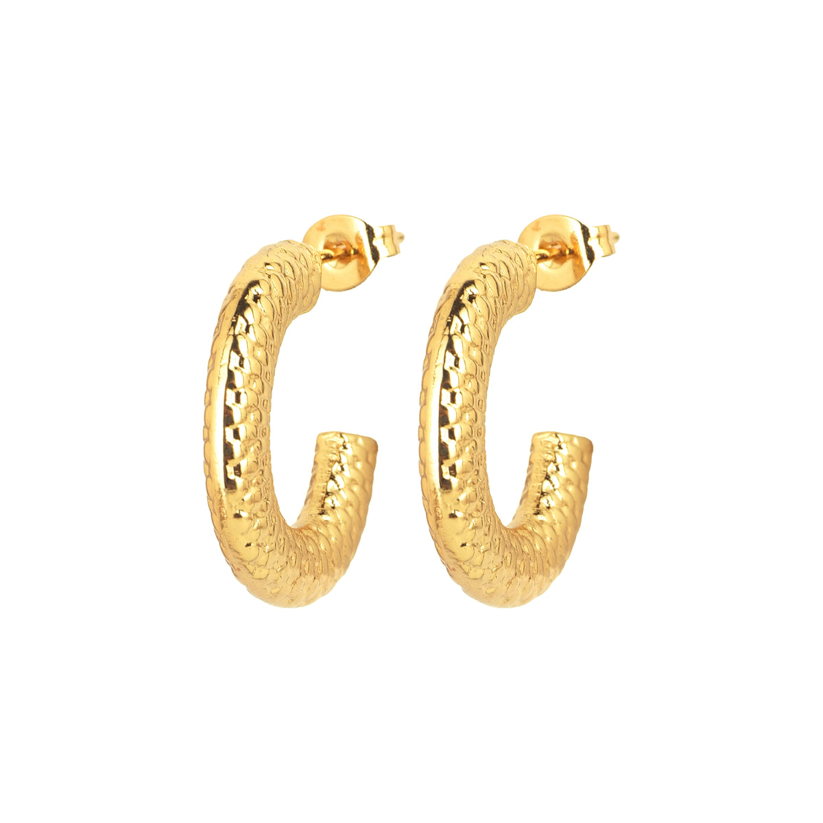 Cluster Earrings — 18K gold-plated anti-tarnish jewellery by Veyra, view 2
