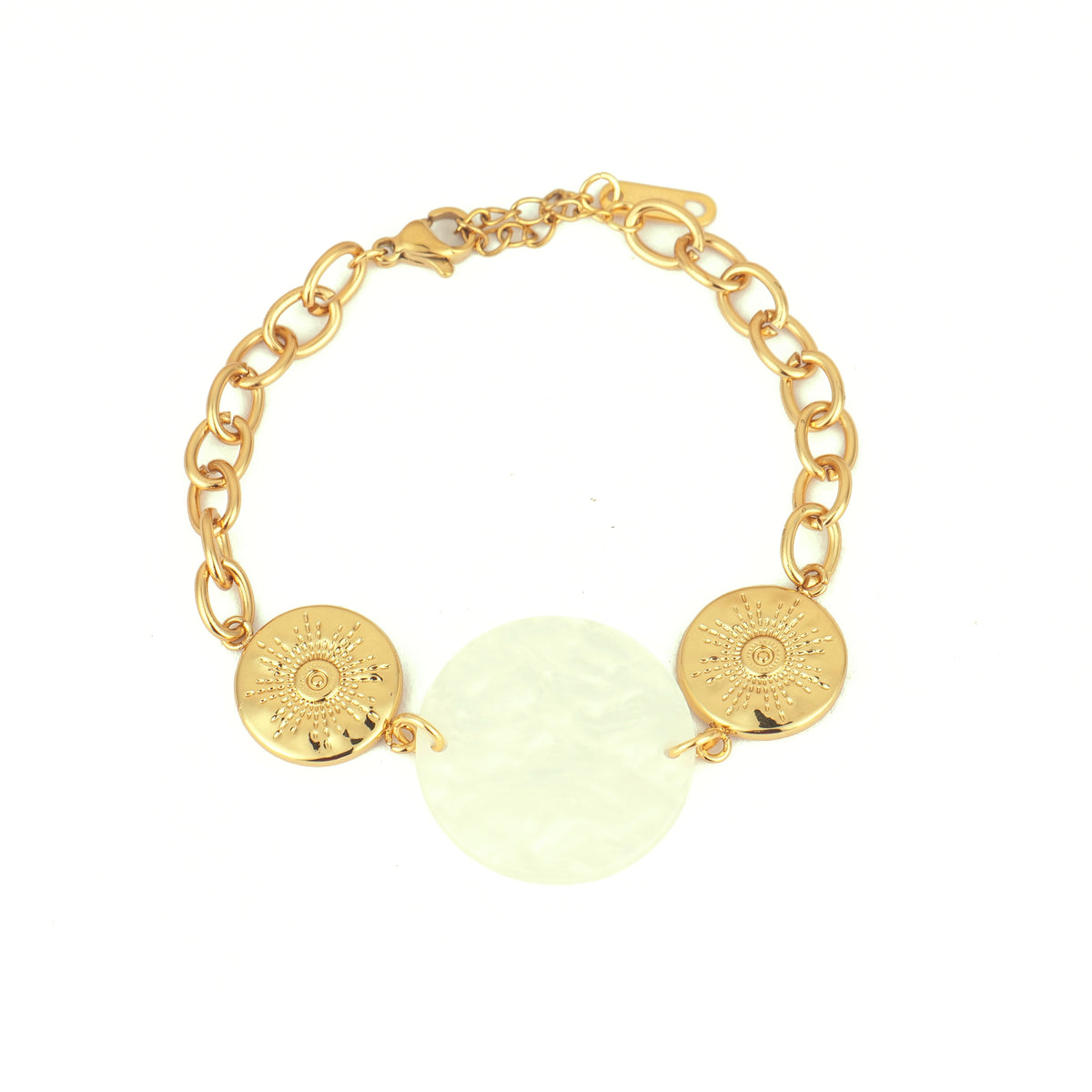 Twirl Bracelet — 18K gold-plated anti-tarnish jewellery by Veyra, view 2