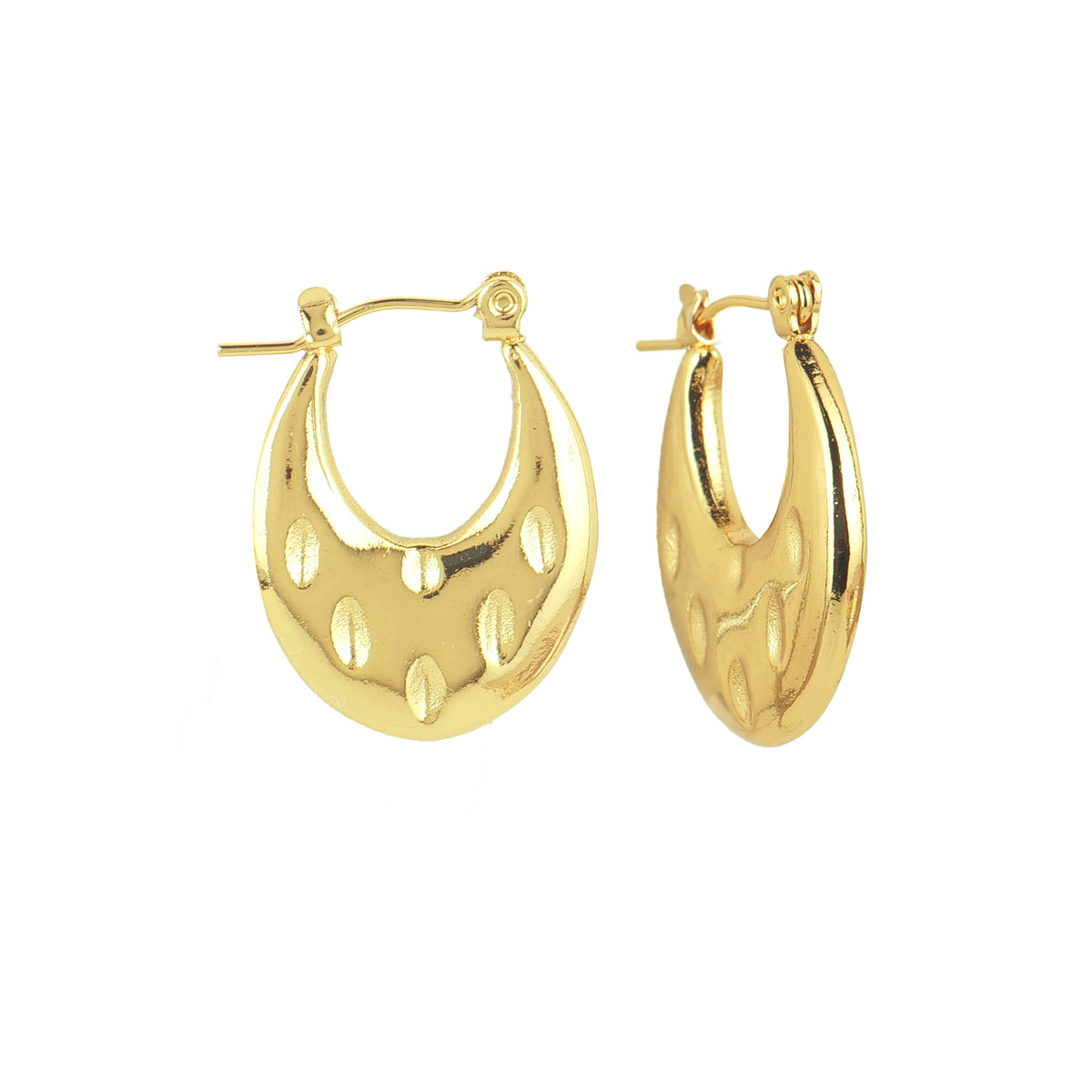Bow Tie Earrings — 18K gold-plated anti-tarnish jewellery by Veyra, view 2