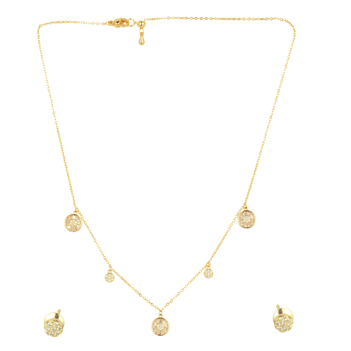 Love Story Set — 18K gold-plated anti-tarnish jewellery by Veyra, view 2