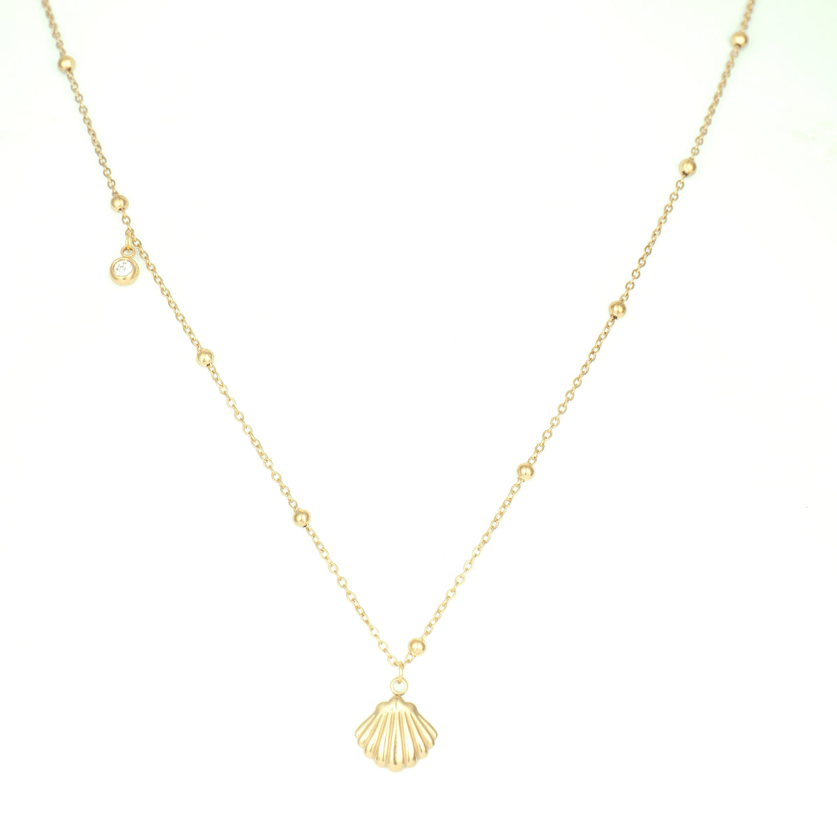 Paper Thin Chain — 18K gold-plated anti-tarnish jewellery by Veyra, view 2
